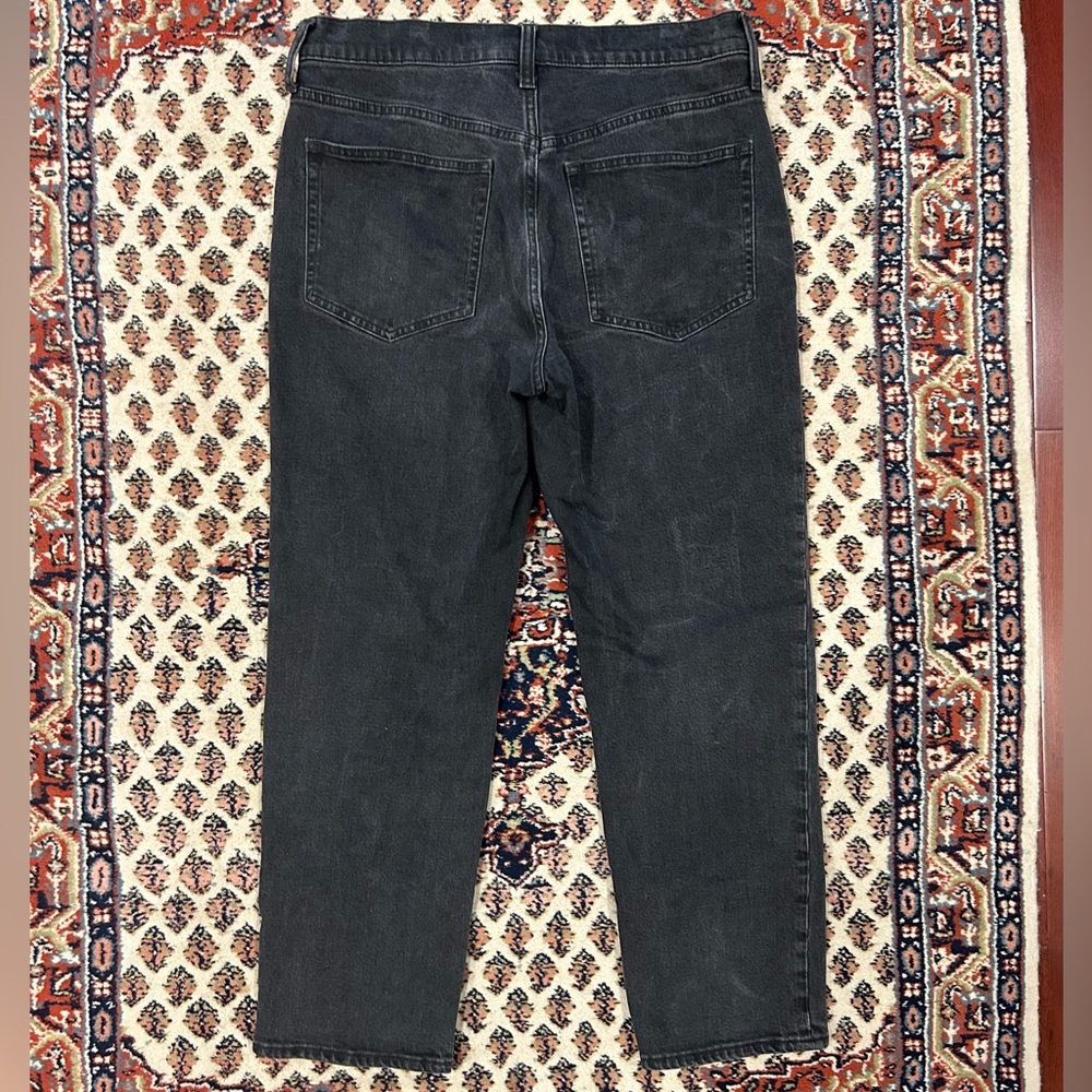 J CREW Re-Imagined Washed Black Classic Straight Leg Jeans Denim 30 10 - Picture 5 of 9